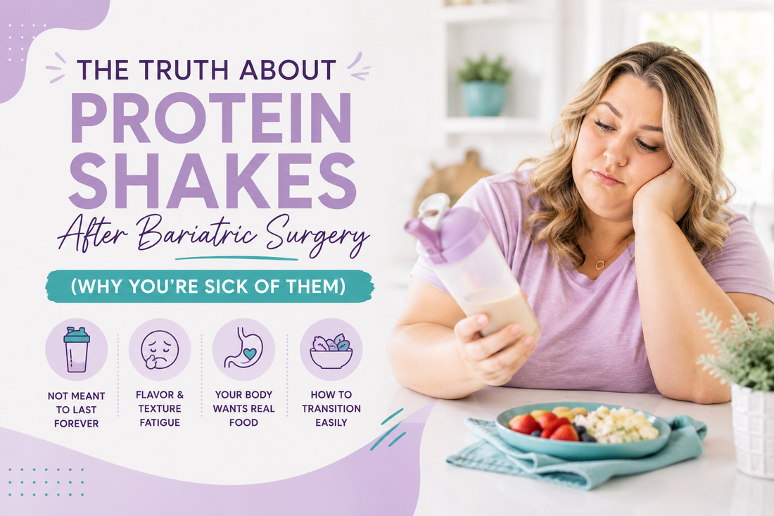 The Truth About Protein Shakes After Bariatric Surgery (Why You’re Sick of Them)