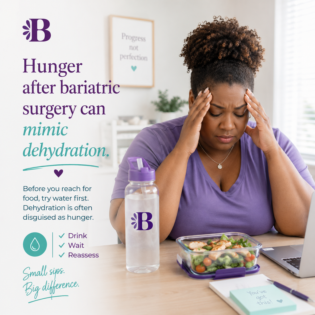 The Hidden Reason You’re Craving Food After Bariatric Surgery (It Might Be Dehydration)
